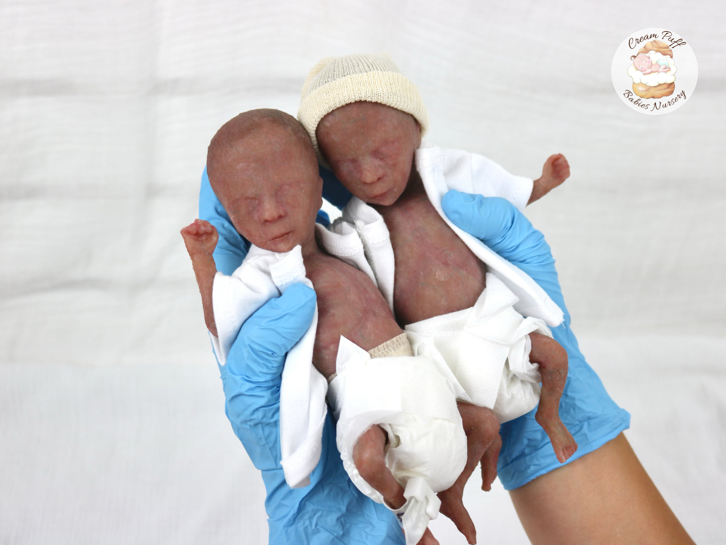 Adoptable Silicone Fetus Memorial Baby Girl / Baby Boy / Twins