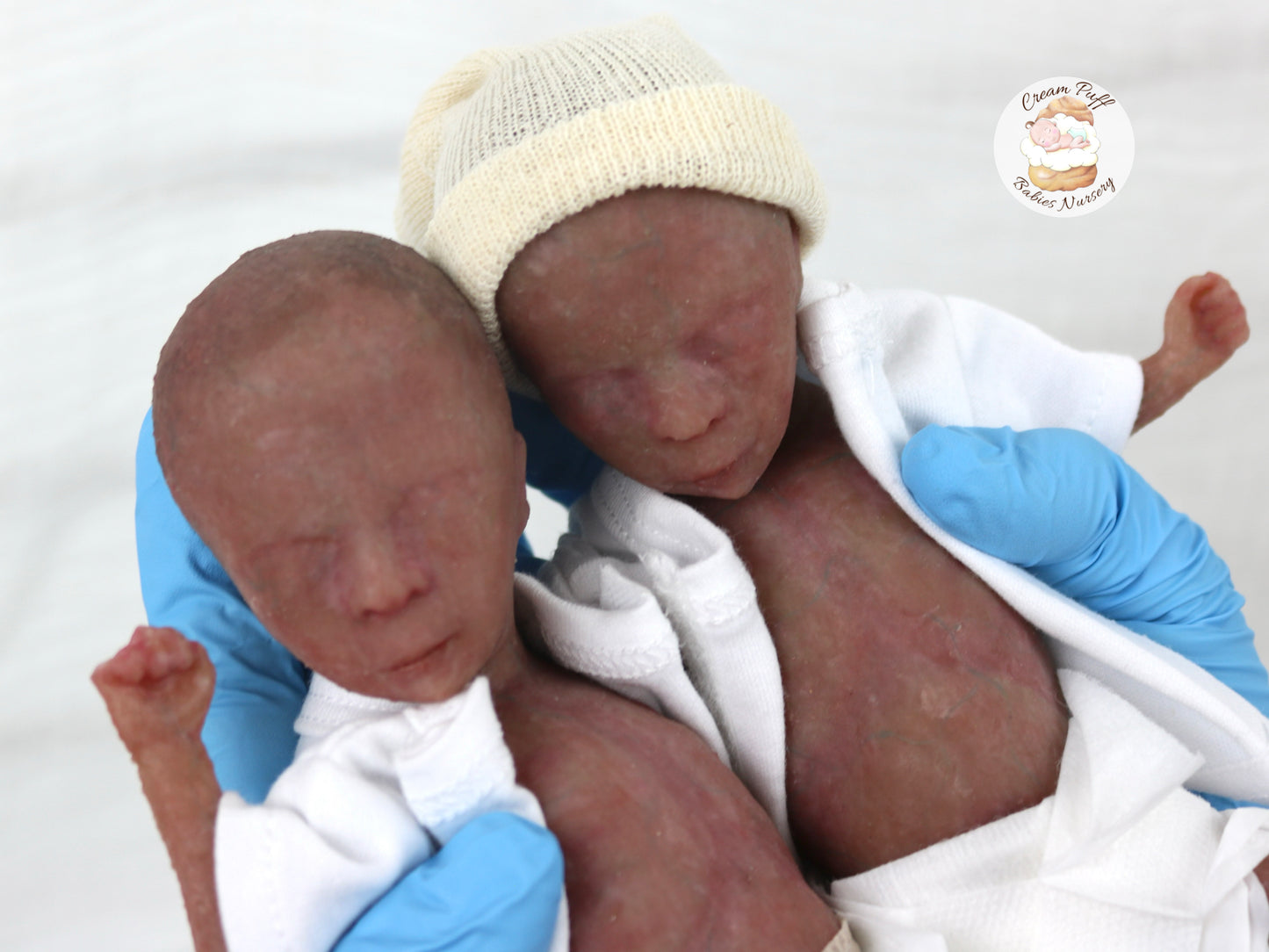 Adoptable Silicone Fetus Memorial Baby Girl / Baby Boy / Twins
