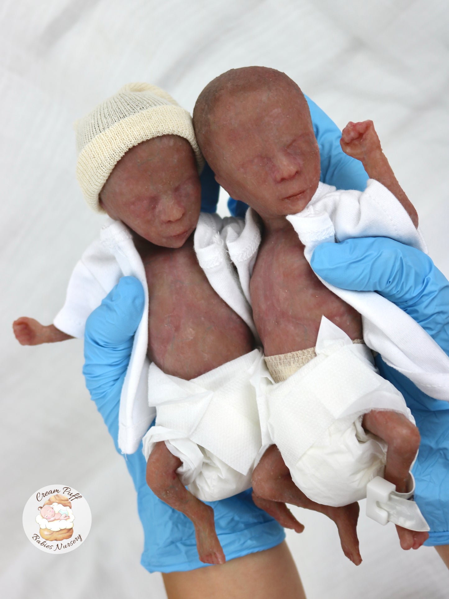 Adoptable Silicone Fetus Memorial Baby Girl / Baby Boy / Twins