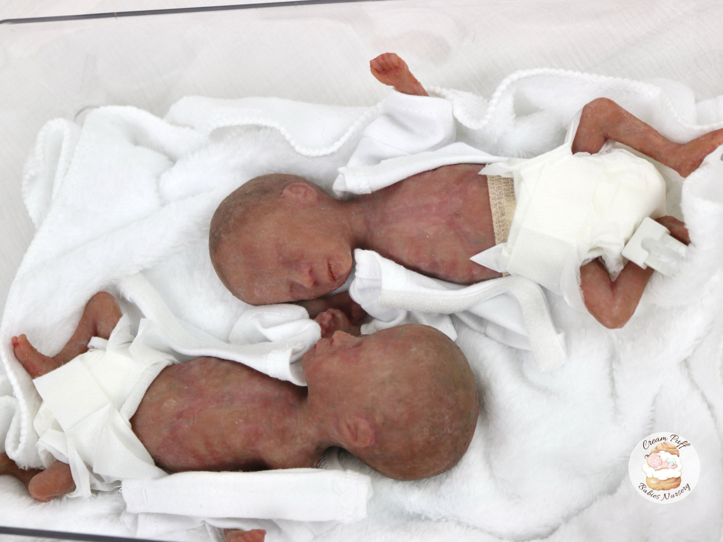 Adoptable Silicone Fetus Memorial Baby Girl / Baby Boy / Twins