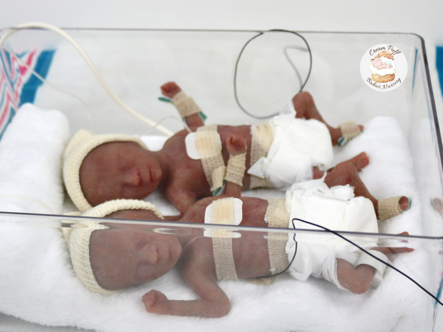 Adoptable Silicone Fetus Memorial Baby Girl / Baby Boy / Twins