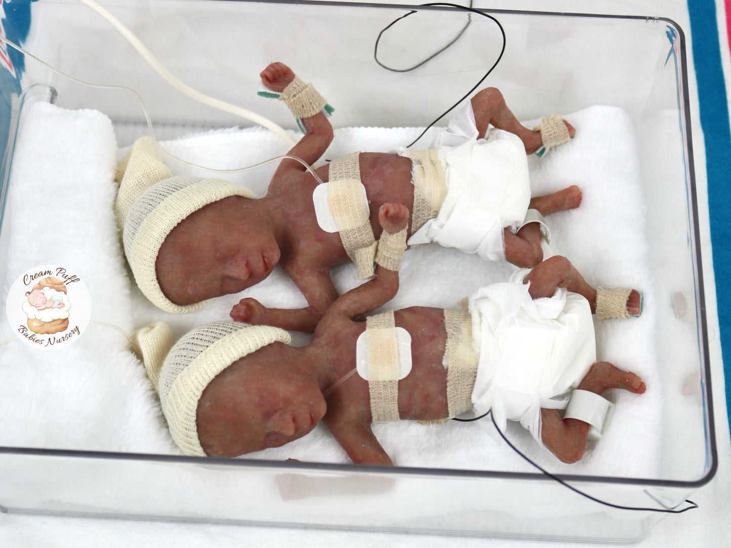 Adoptable Silicone Fetus Memorial Baby Girl / Baby Boy / Twins