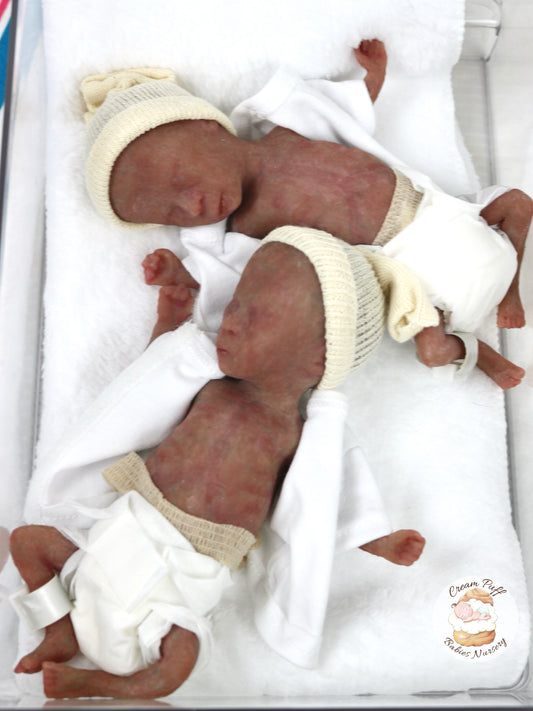 Adoptable Silicone Fetus Memorial Baby Girl / Baby Boy / Twins