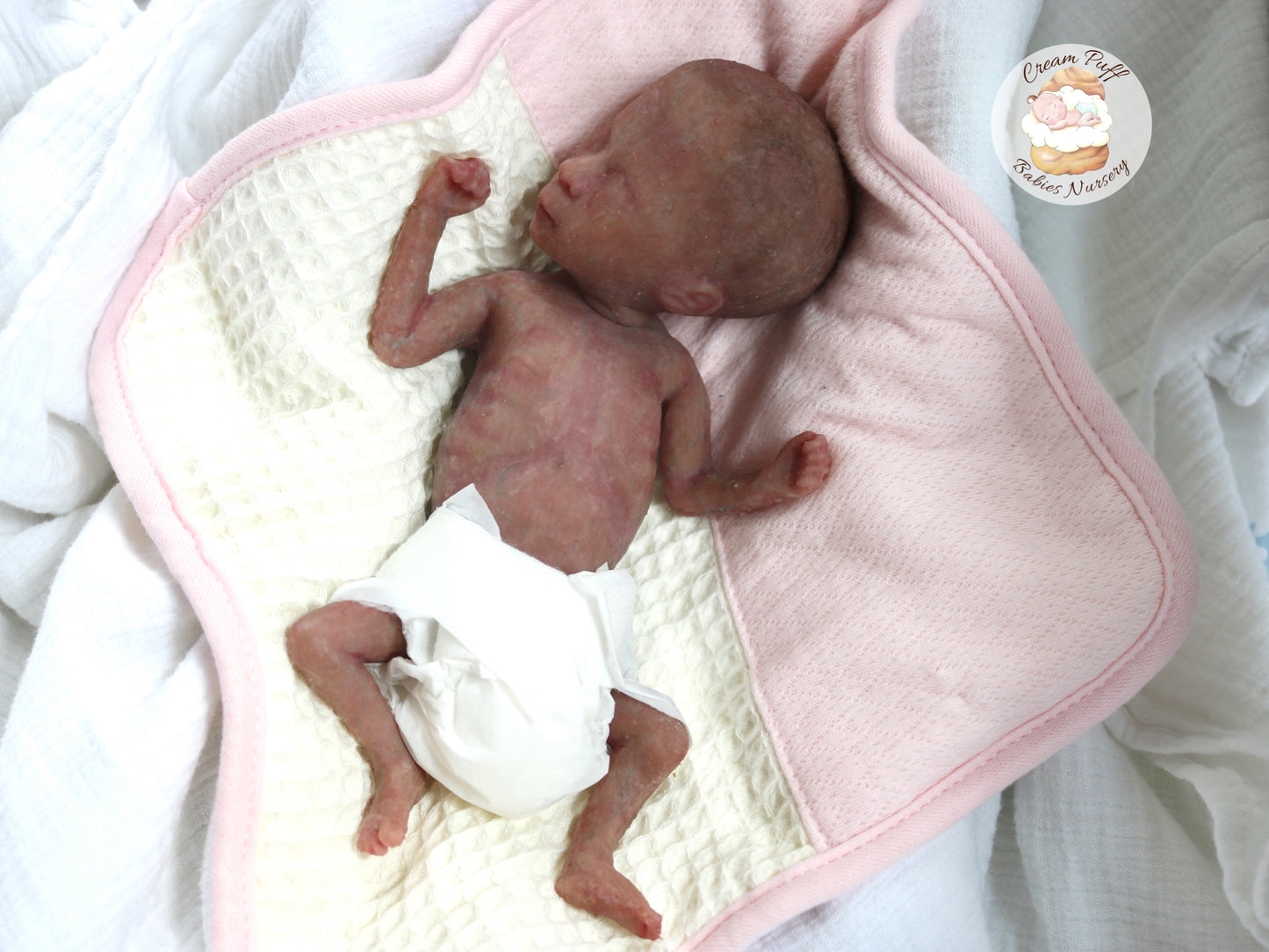 Adoptable Silicone Fetus Memorial Baby Girl / Baby Boy / Twins
