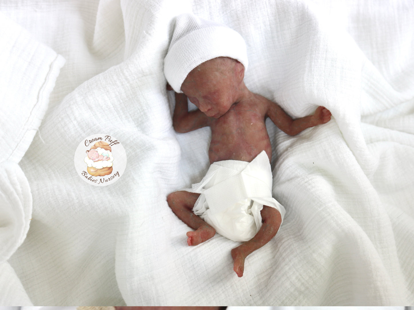 Adoptable Silicone Fetus Memorial Baby Girl / Baby Boy / Twins