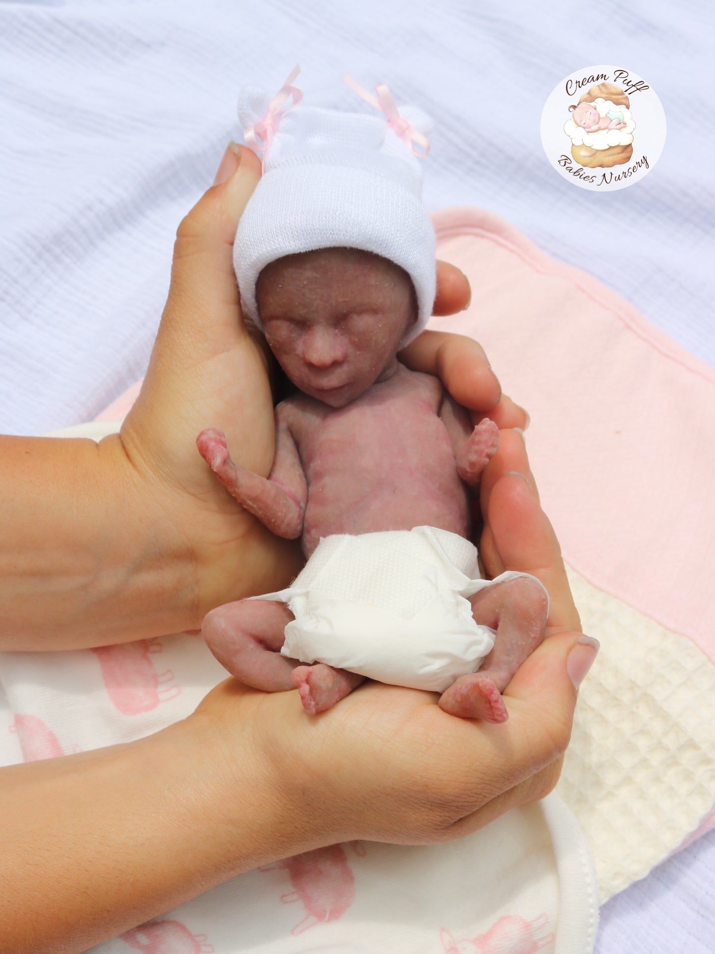 Adoptable Silicone Fetus Memorial Baby Girl / Baby Boy / Twins