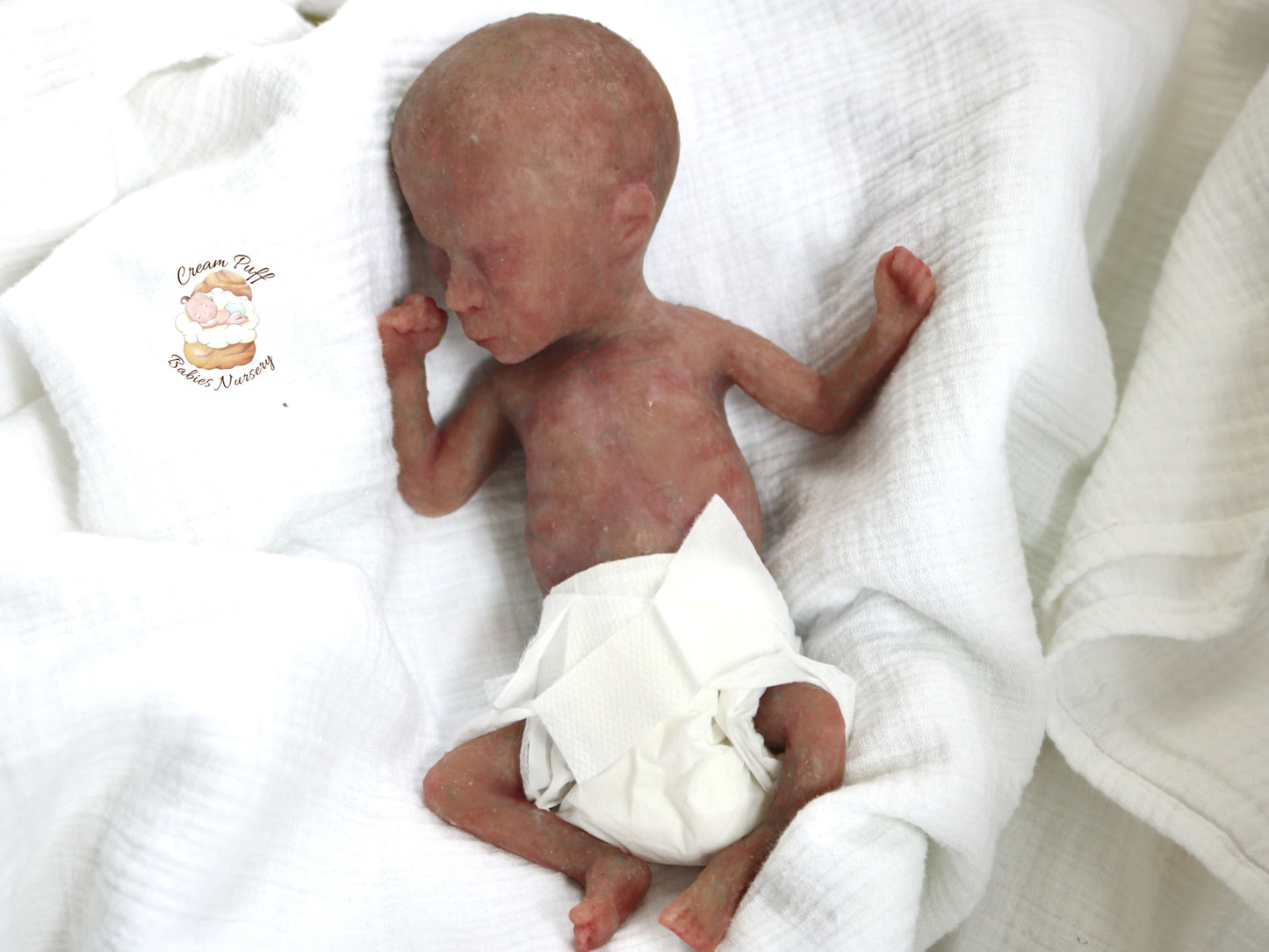 Adoptable Silicone Fetus Memorial Baby Girl / Baby Boy / Twins