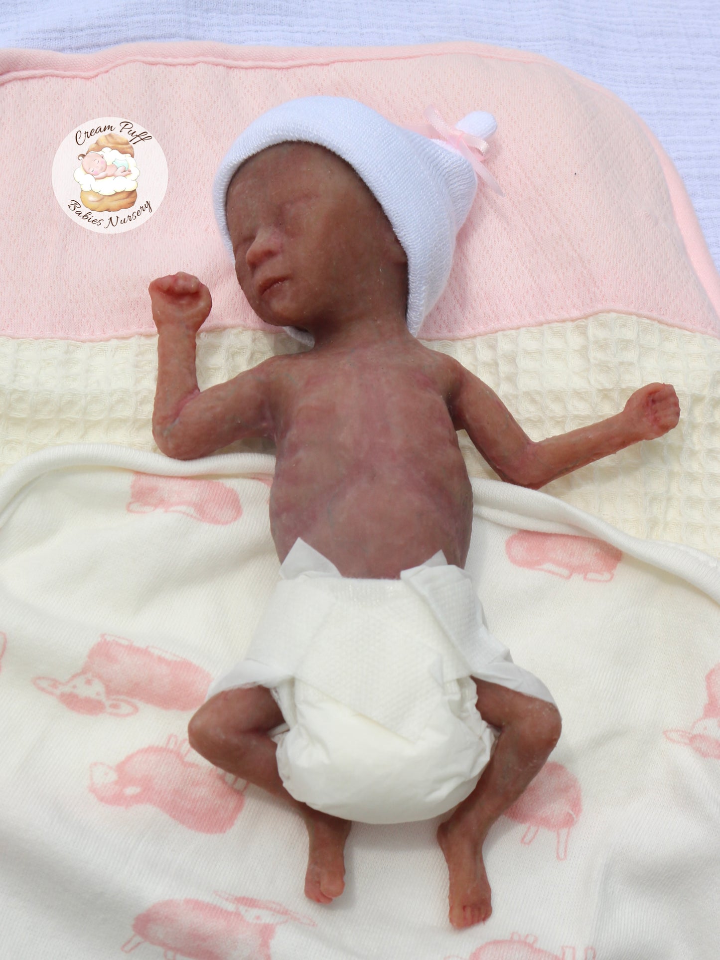 Adoptable Silicone Fetus Memorial Baby Girl / Baby Boy / Twins
