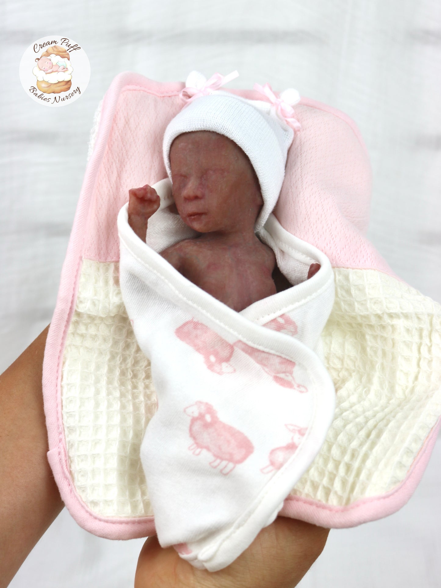 Adoptable Silicone Fetus Memorial Baby Girl / Baby Boy / Twins