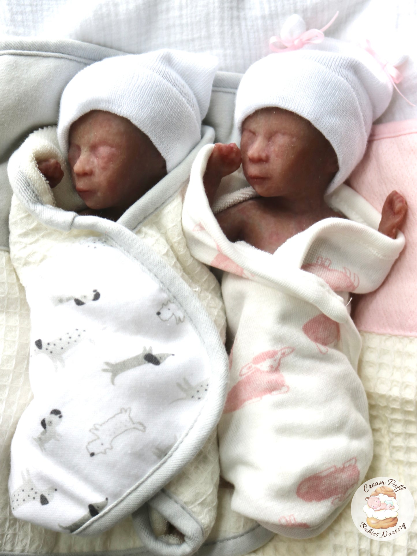Adoptable Silicone Fetus Memorial Baby Girl / Baby Boy / Twins