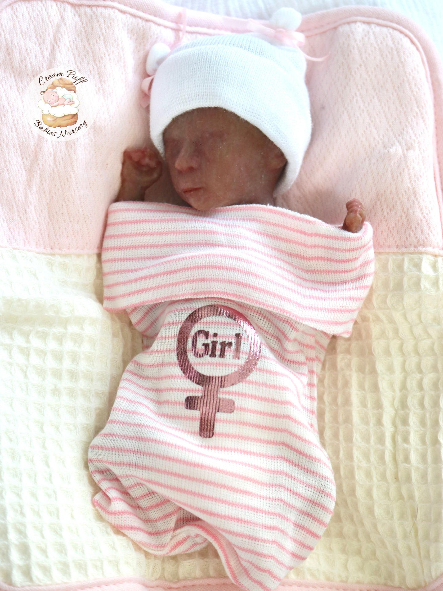 Adoptable Silicone Fetus Memorial Baby Girl / Baby Boy / Twins