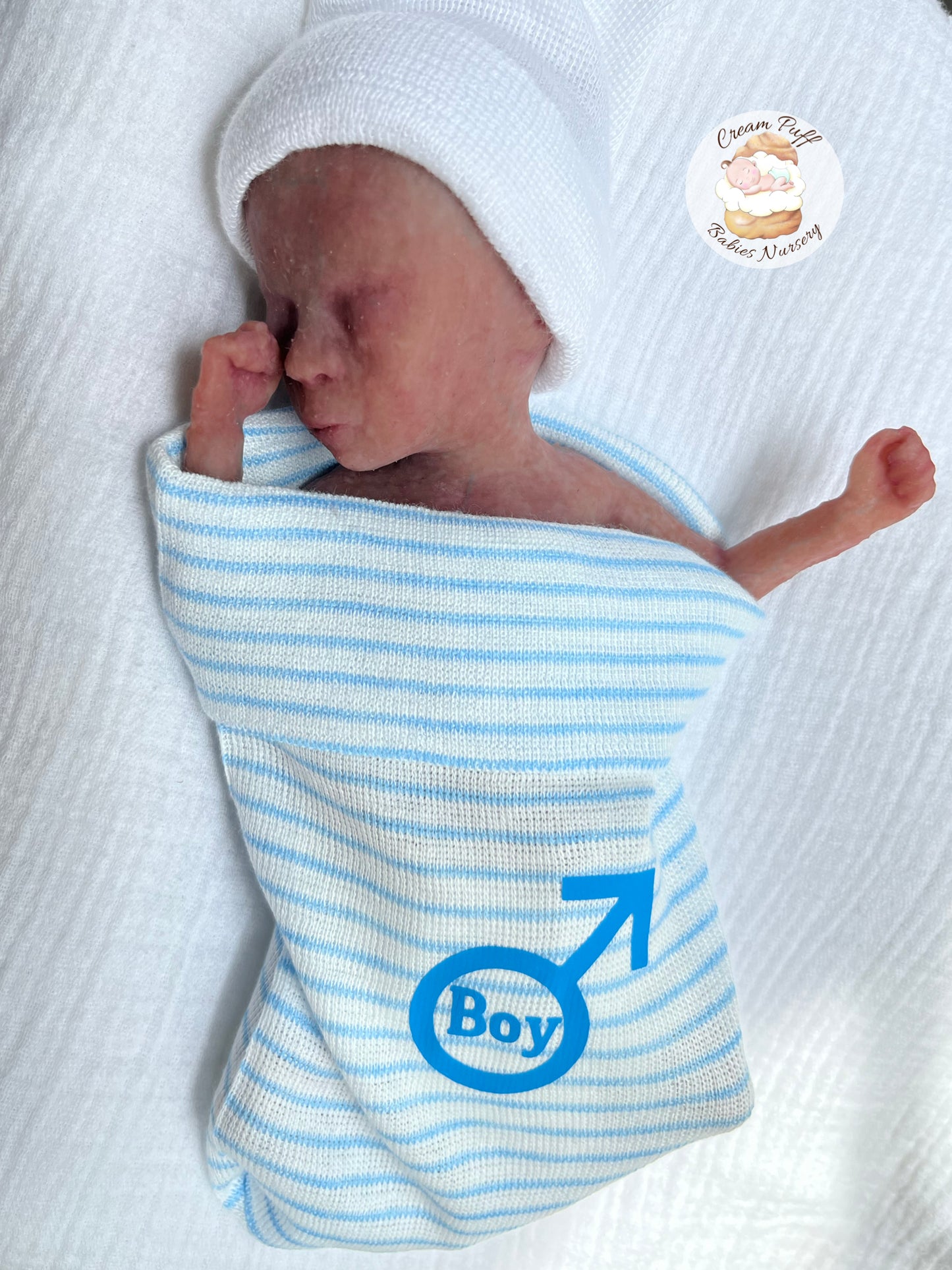 Adoptable Silicone Fetus Memorial Baby Girl / Baby Boy / Twins