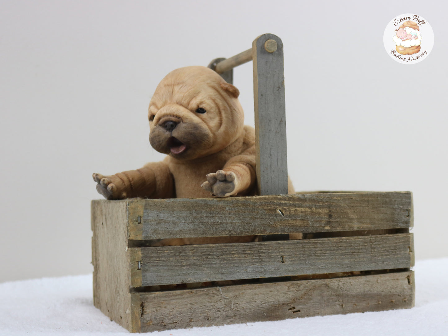 Shar Pei Bulldog Puppy Dog Baby Doll
