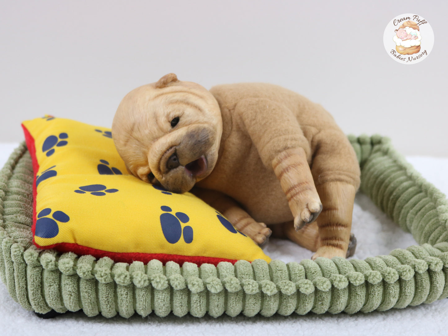 Shar Pei Bulldog Puppy Dog Baby Doll