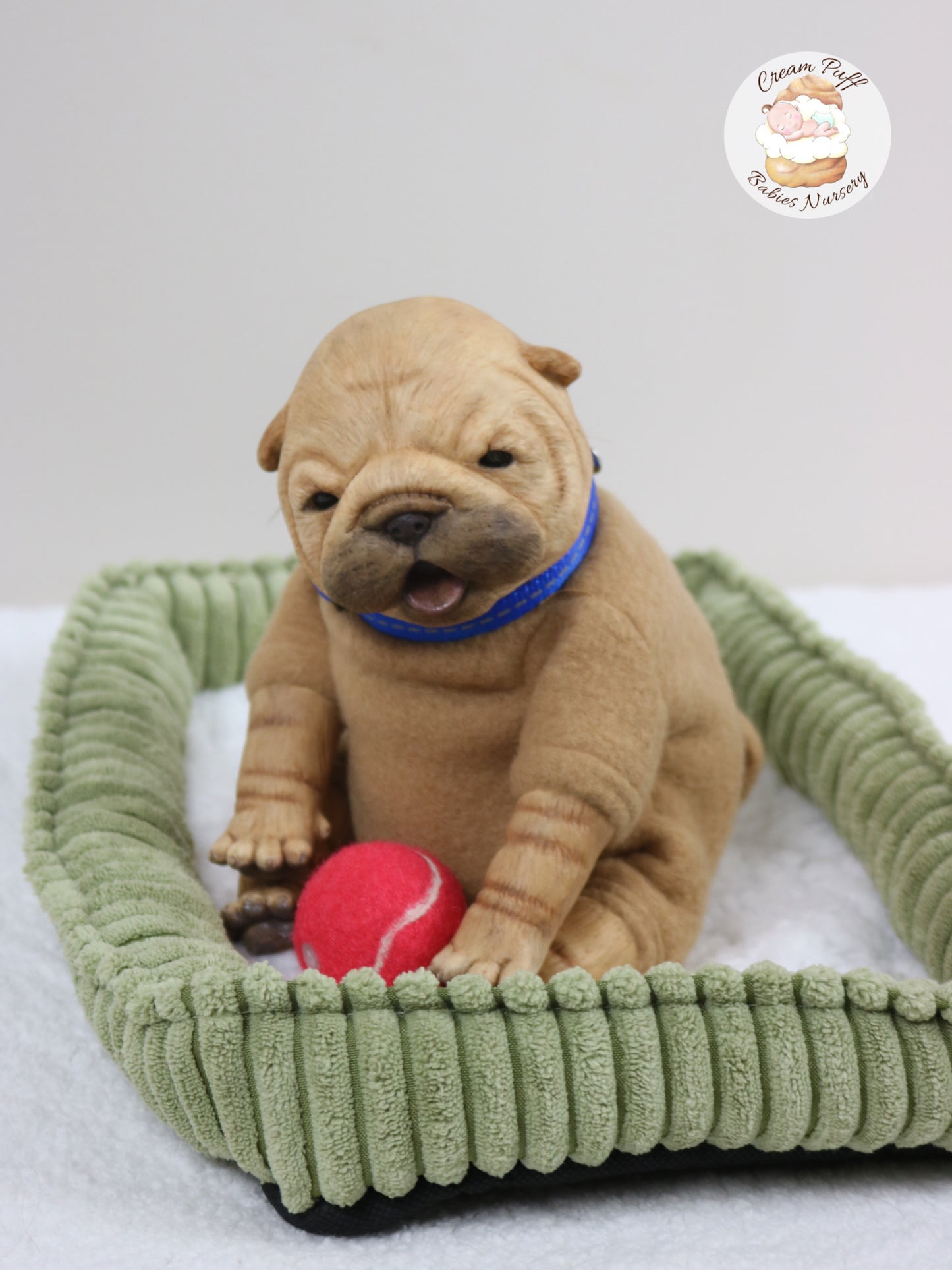 Shar Pei Bulldog Puppy Dog Baby Doll