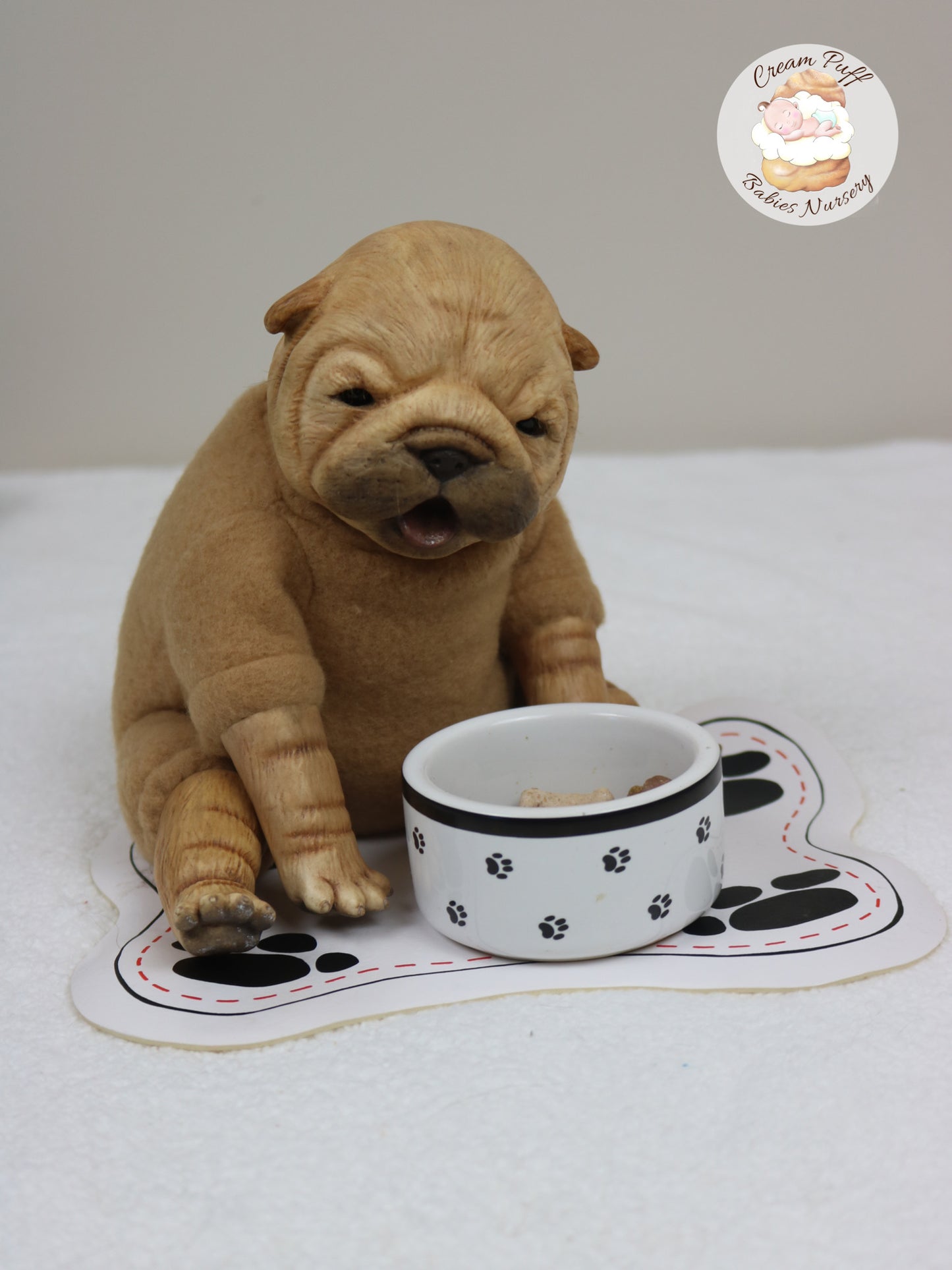 Shar Pei Bulldog Puppy Dog Baby Doll