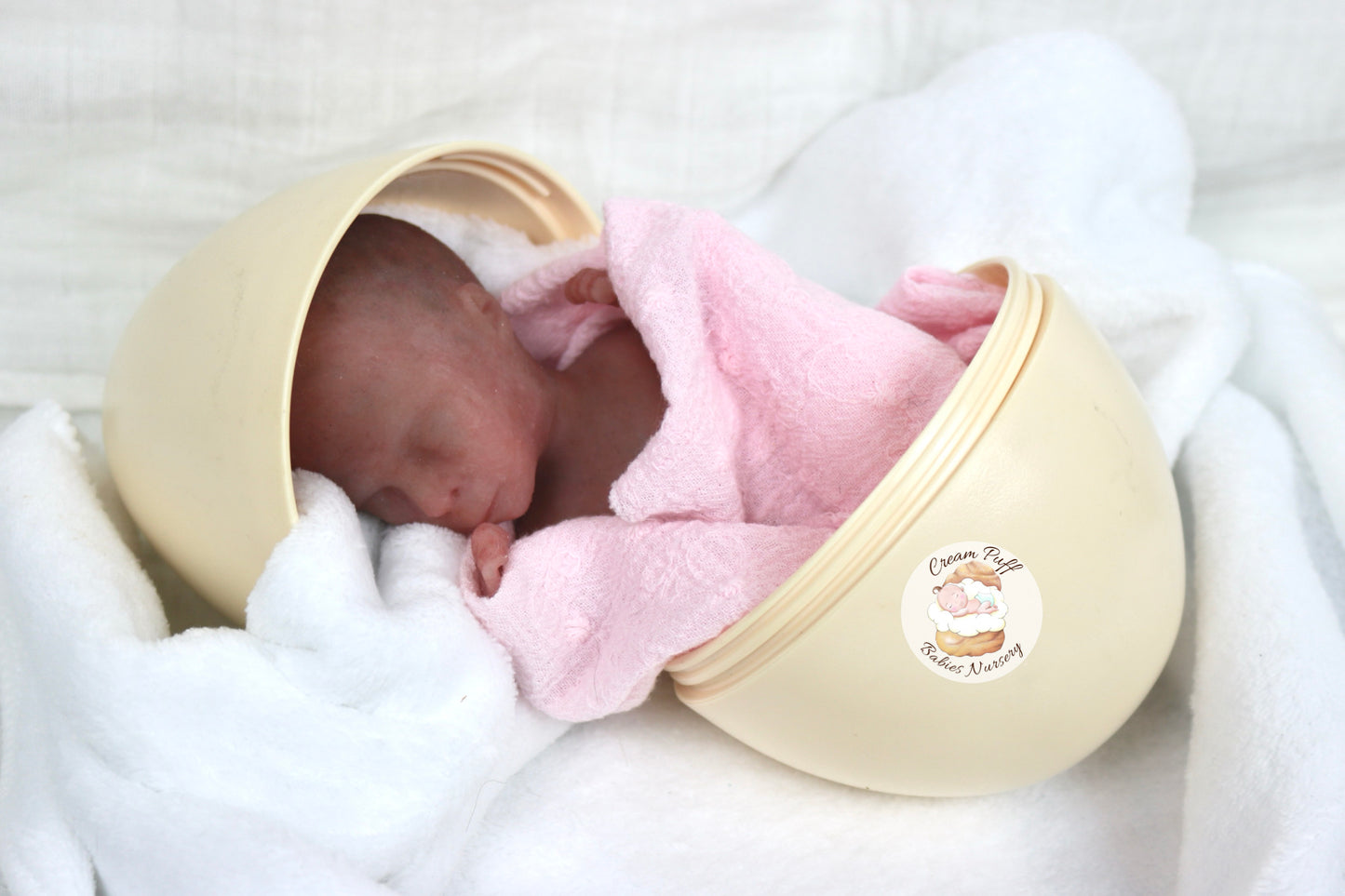 Silicone Micro Preemie Baby Girl Memorial Doll 17-18 week gestation