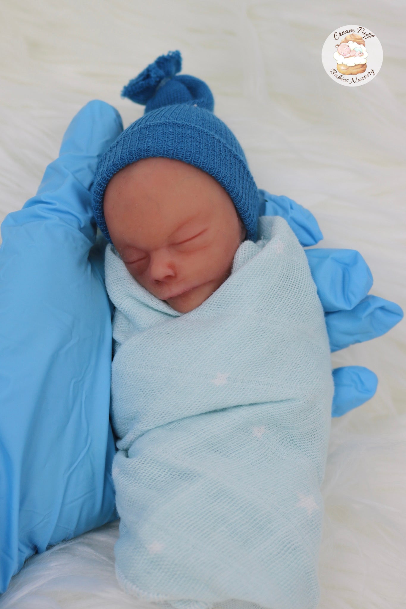 Silicone Micro Preemie Baby Boy Memorial Fetus Doll 15-16 Week Gestation