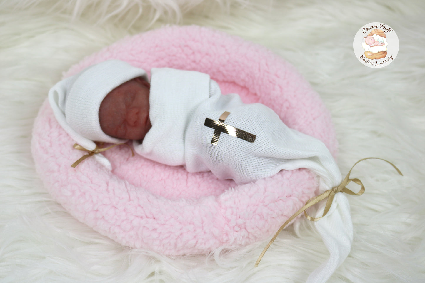 Reborn Silicone Fetus Micro Preemie Baby Girl Memorial Doll 22 Week Gestation