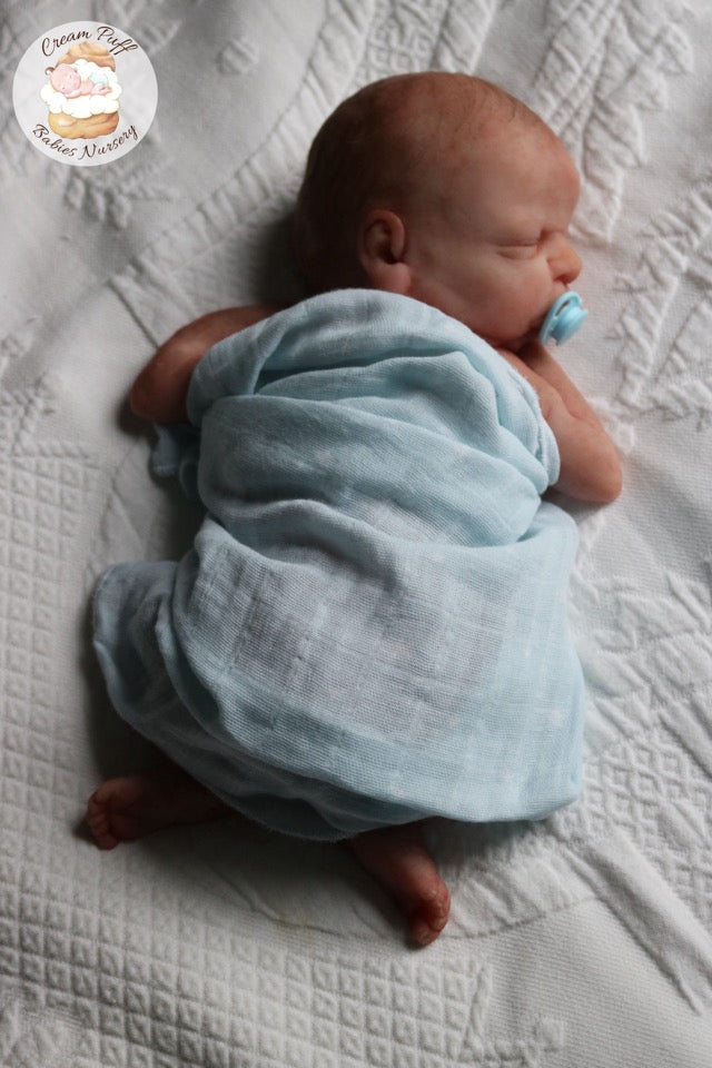 Reborn Silicone Preemie Baby Boy Doll Fetus Memorial Baby