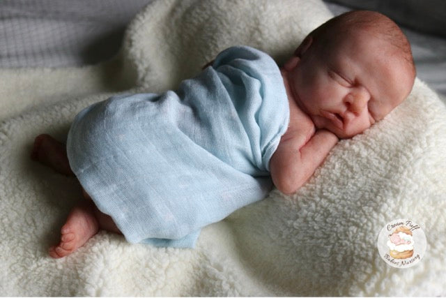 Reborn Silicone Preemie Baby Boy Doll Fetus Memorial Baby