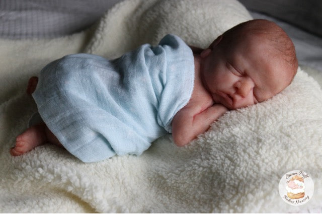 Reborn Silicone Preemie Baby Boy Doll Fetus Memorial Baby