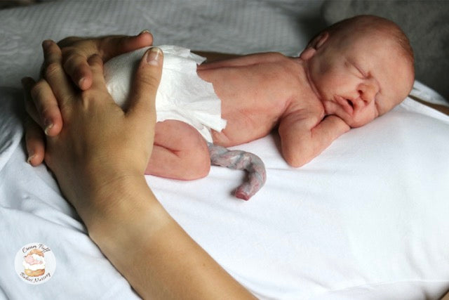 Reborn Silicone Preemie Baby Boy Doll Fetus Memorial Baby
