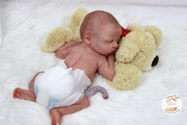 Reborn Silicone Preemie Baby Boy Doll Fetus Memorial Baby