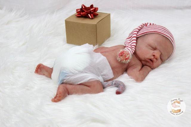 Reborn Silicone Preemie Baby Boy Doll Fetus Memorial Baby