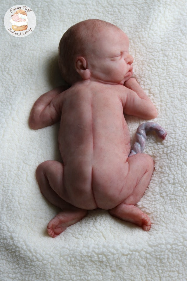 Reborn Silicone Preemie Baby Boy Doll Fetus Memorial Baby