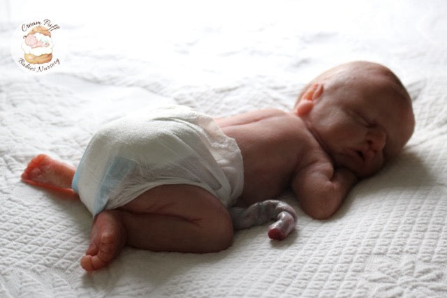 Reborn Silicone Preemie Baby Boy Doll Fetus Memorial Baby