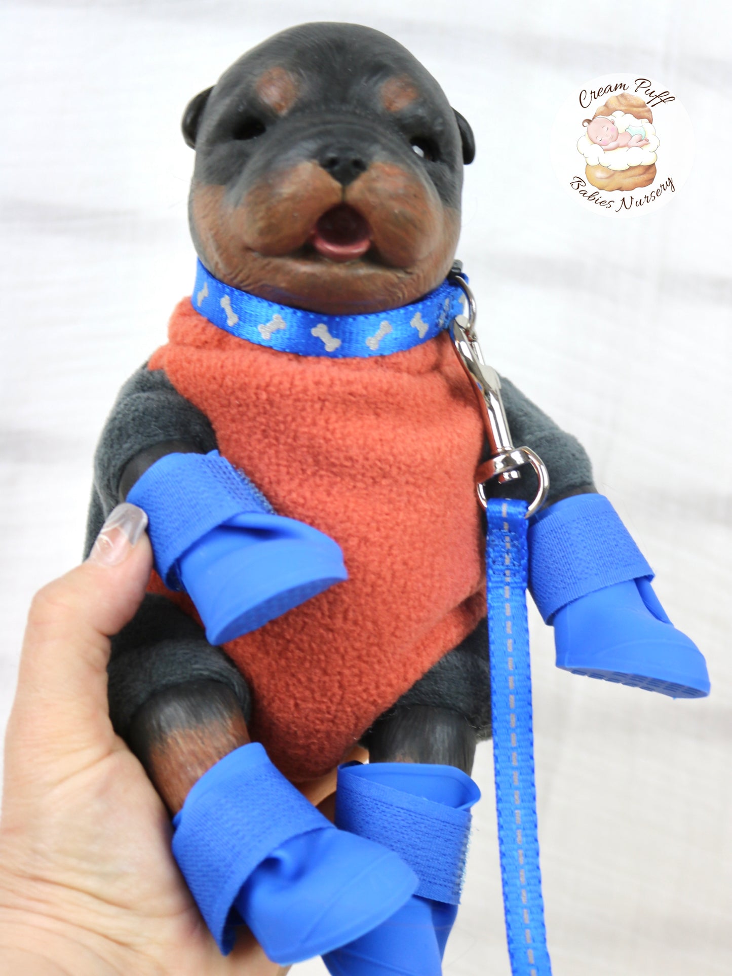 Adoptable Reborn Rottweiler / Doberman Puppy Dog Baby Doll