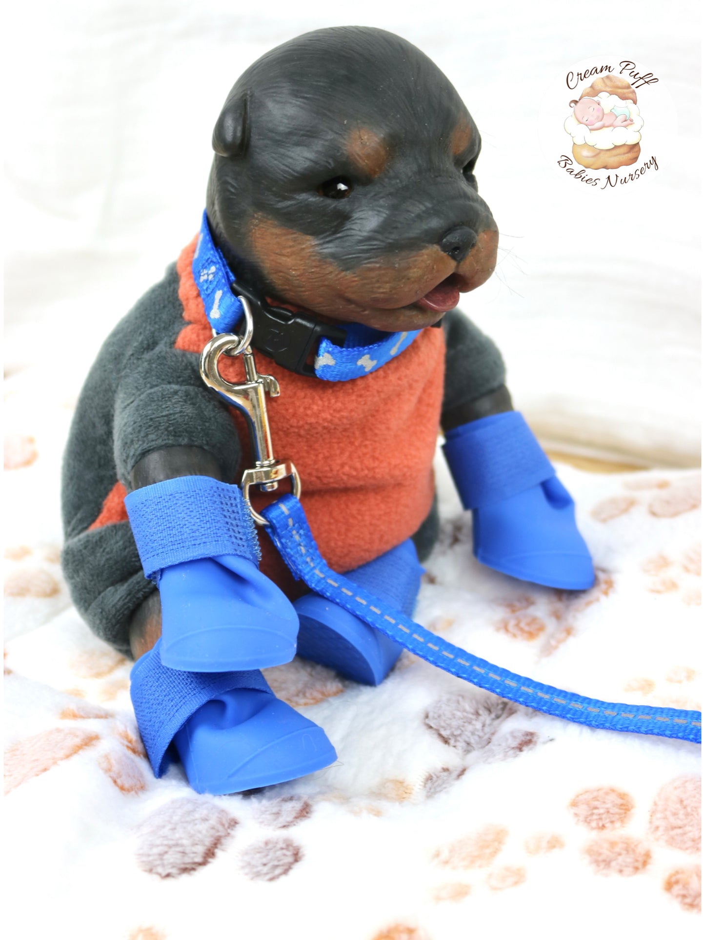 Adoptable Reborn Rottweiler / Doberman Puppy Dog Baby Doll