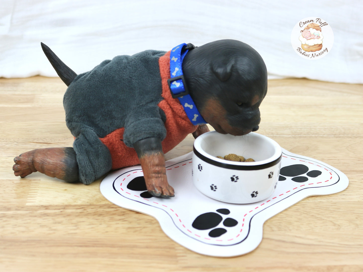 Adoptable Reborn Rottweiler / Doberman Puppy Dog Baby Doll