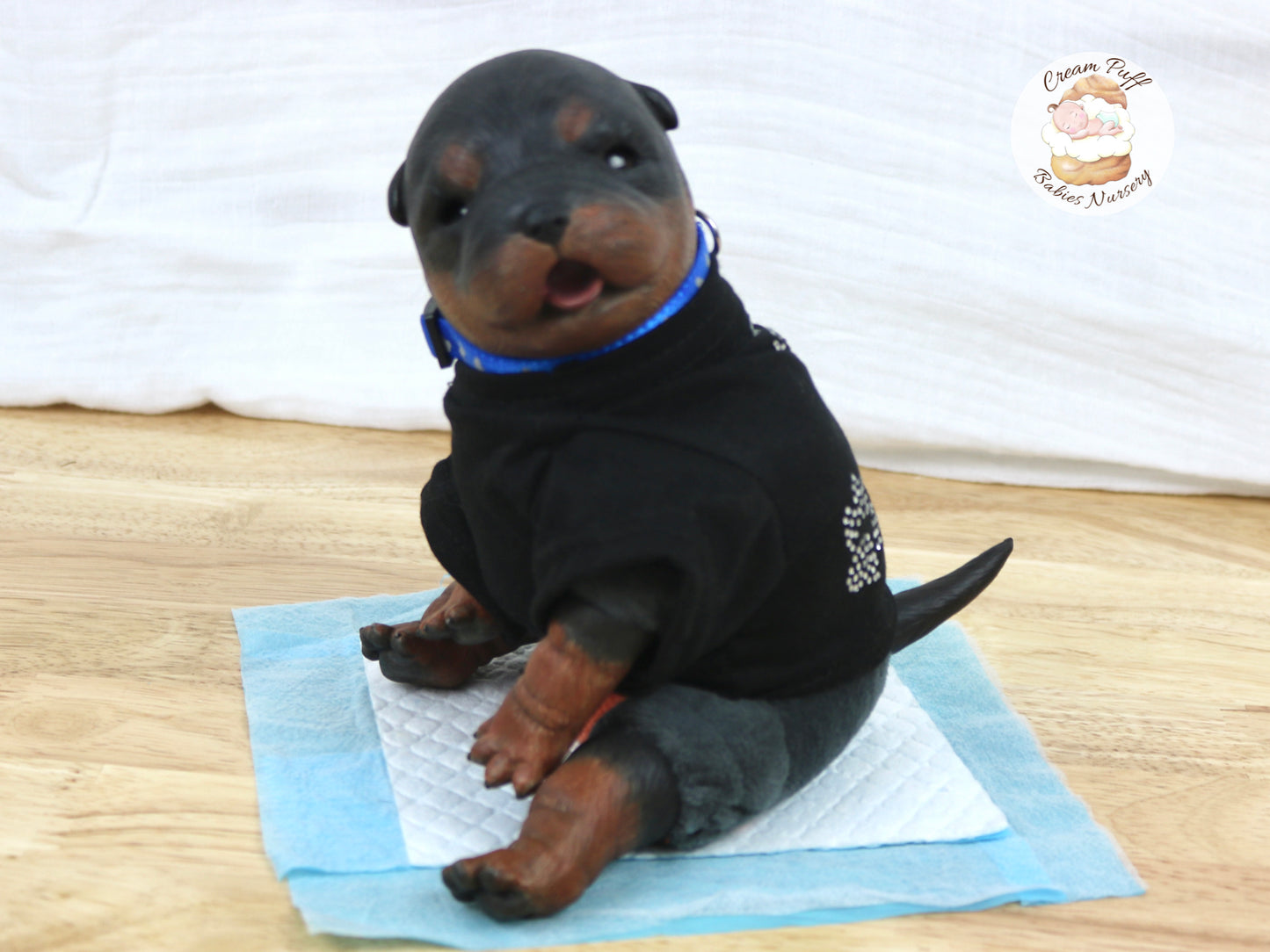 Adoptable Reborn Rottweiler / Doberman Puppy Dog Baby Doll