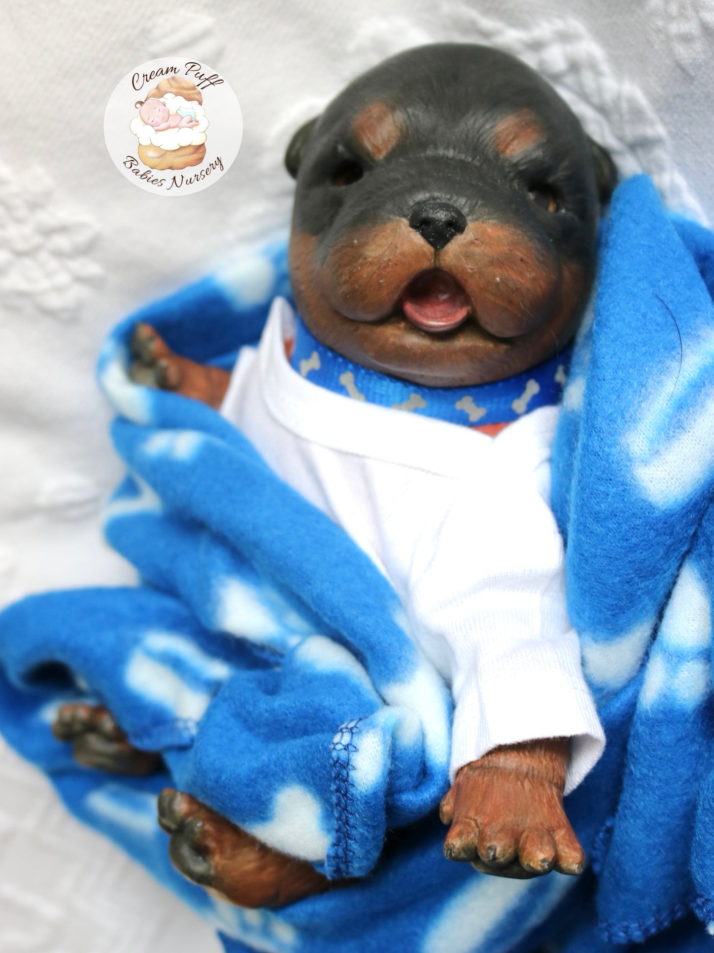 Adoptable Reborn Rottweiler / Doberman Puppy Dog Baby Doll