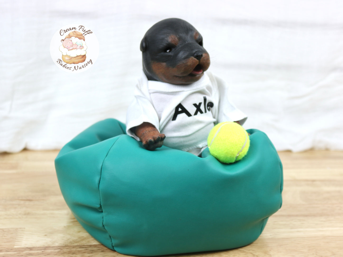 Adoptable Reborn Rottweiler / Doberman Puppy Dog Baby Doll