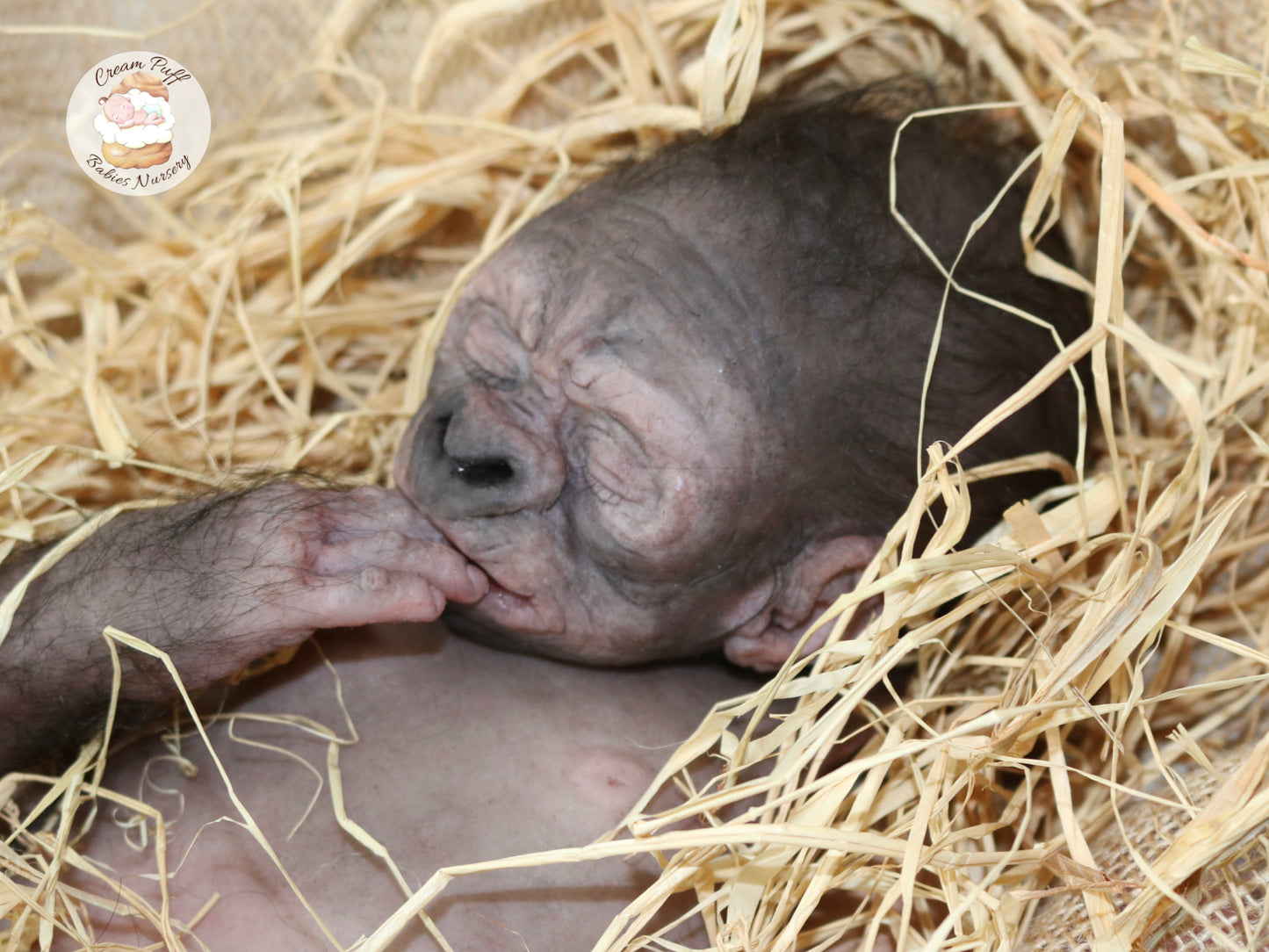 Adoptable Silicone Baby Gorilla