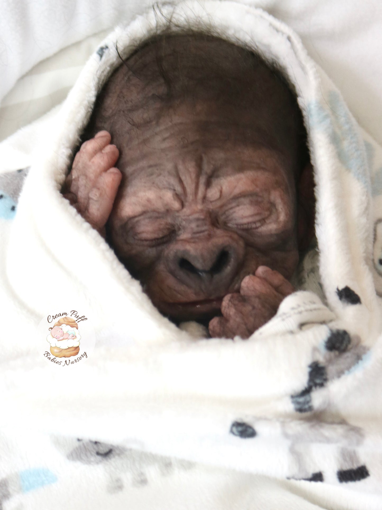 Adoptable Silicone Baby Gorilla