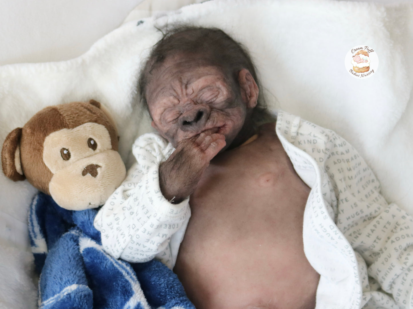 Adoptable Silicone Baby Gorilla