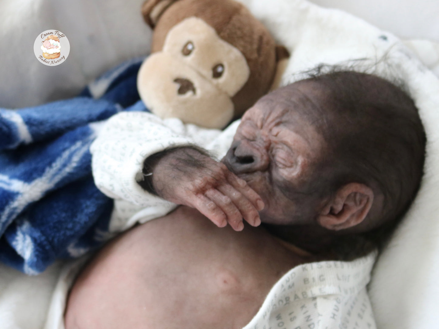Adoptable Silicone Baby Gorilla