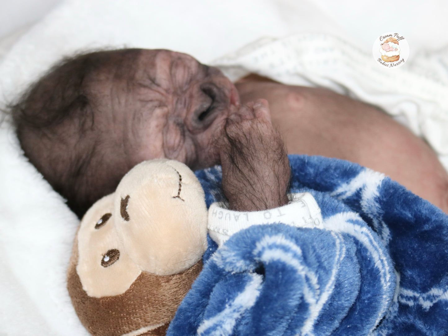 Adoptable Silicone Baby Gorilla