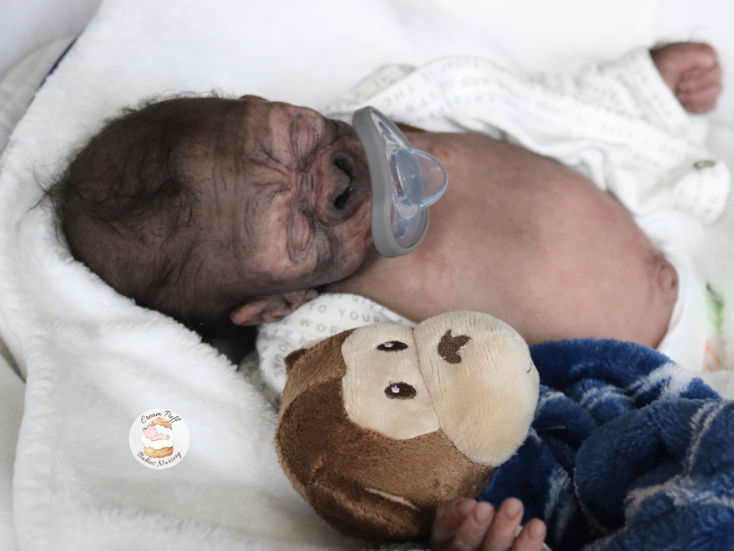 Adoptable Silicone Baby Gorilla