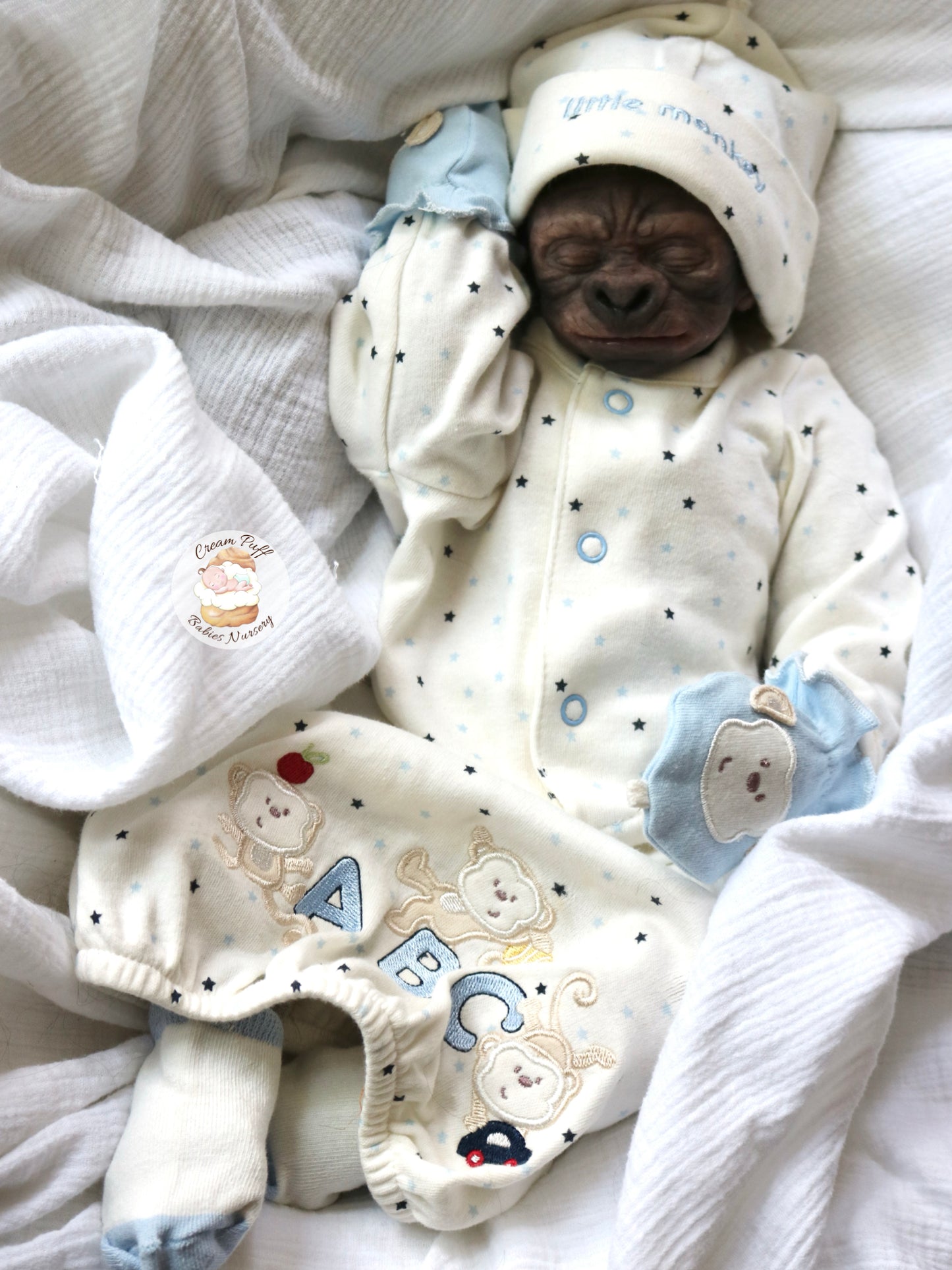 Adoptable Silicone Baby Gorilla