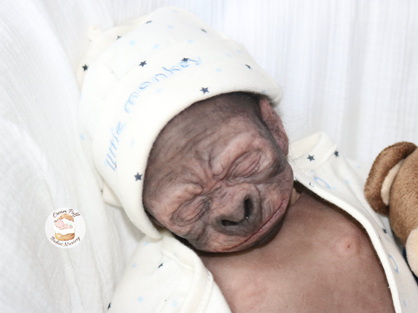 Adoptable Silicone Baby Gorilla