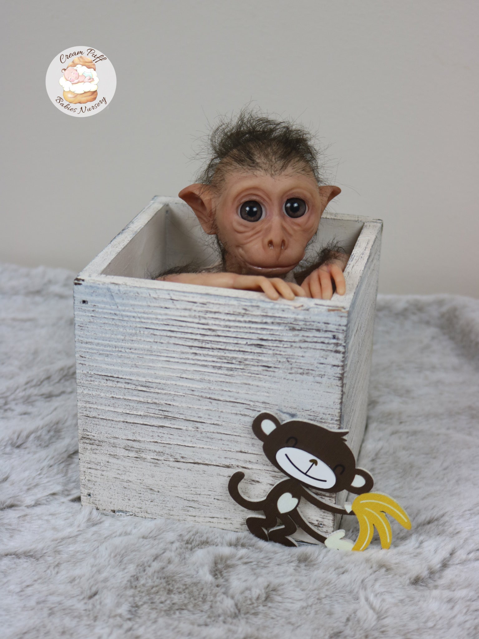 Reborn maki monkey doll